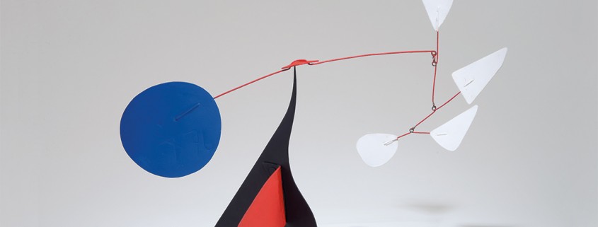 Alexander Calder, ‘Quatre Blancs,’ 1976, sheet metal, wire and paint; signed and dated “CA 76” on blue disc, 19.625 x 20 x 12 inches. Provenance: Galerie Maeght, Paris; private collection, Los Altos, California (acquired from the above throughMaeght USA, San Francisco, California, 1978). Exhibited: ‘Calder: Mobiles and Stabiles,’ Galerie Maeght, Paris, December 1, 1976 - January 8, 1977. Illustrated: ‘Calder: Mobiles and Stabiles.’ Galerie Maeght: Paris, 1976; #37. Estimate: $500,000–700,000. LAMA image
