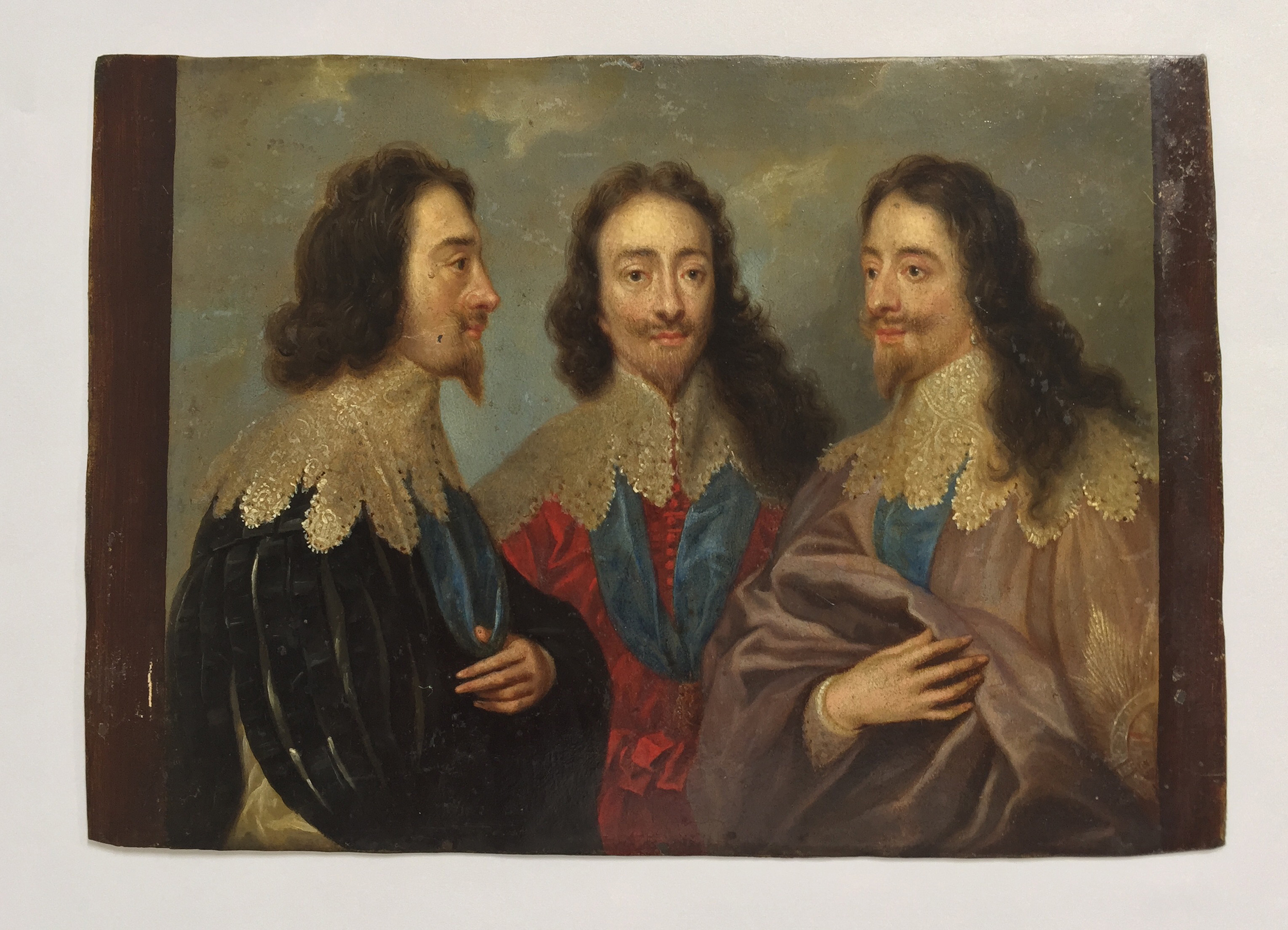 One of the paintings returned through the Monuments Men Foundation hotline was 'King Charles I in Three Positions.' Photo credit: Monuments Men Foundation.
