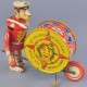 This Marx Drummer Boy is in excellent condition. Wind it up and the drummer beats the drum and moves across the floor. It sold for $370 at a Bertoia sale in Vineland, N.J. in September 2014.