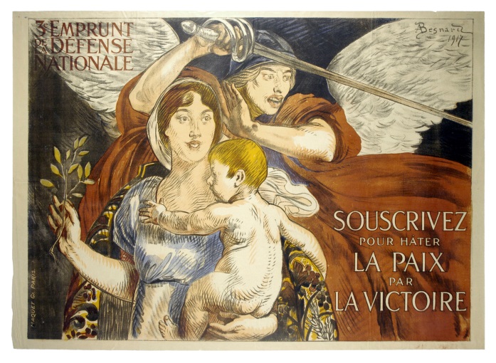 ‘Souscrivez Pour la Victoire’ (Subscribe to Victory), Paul Albert Besnard, France, 31.5 x 45in. Estimate: $3,000-$4,000. Guernsey’s image