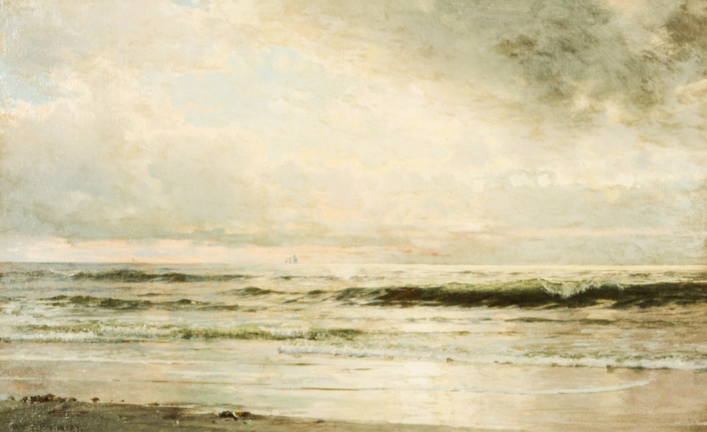William Trost Richards (1833-1905) ‘Seascape,’ oil on canvas, 13in x 21in. Estimate: $30,000-$50,000. Gray's Auctioneers and Appraisers image