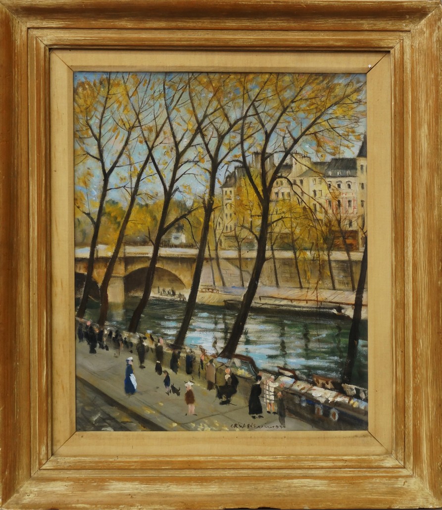 Christopher Nevinson ARA ‘Le Pont Neuf,’ circa 1925, from the Redfern Gallery. Estimate: £10,000-£15,000. Roseberys image