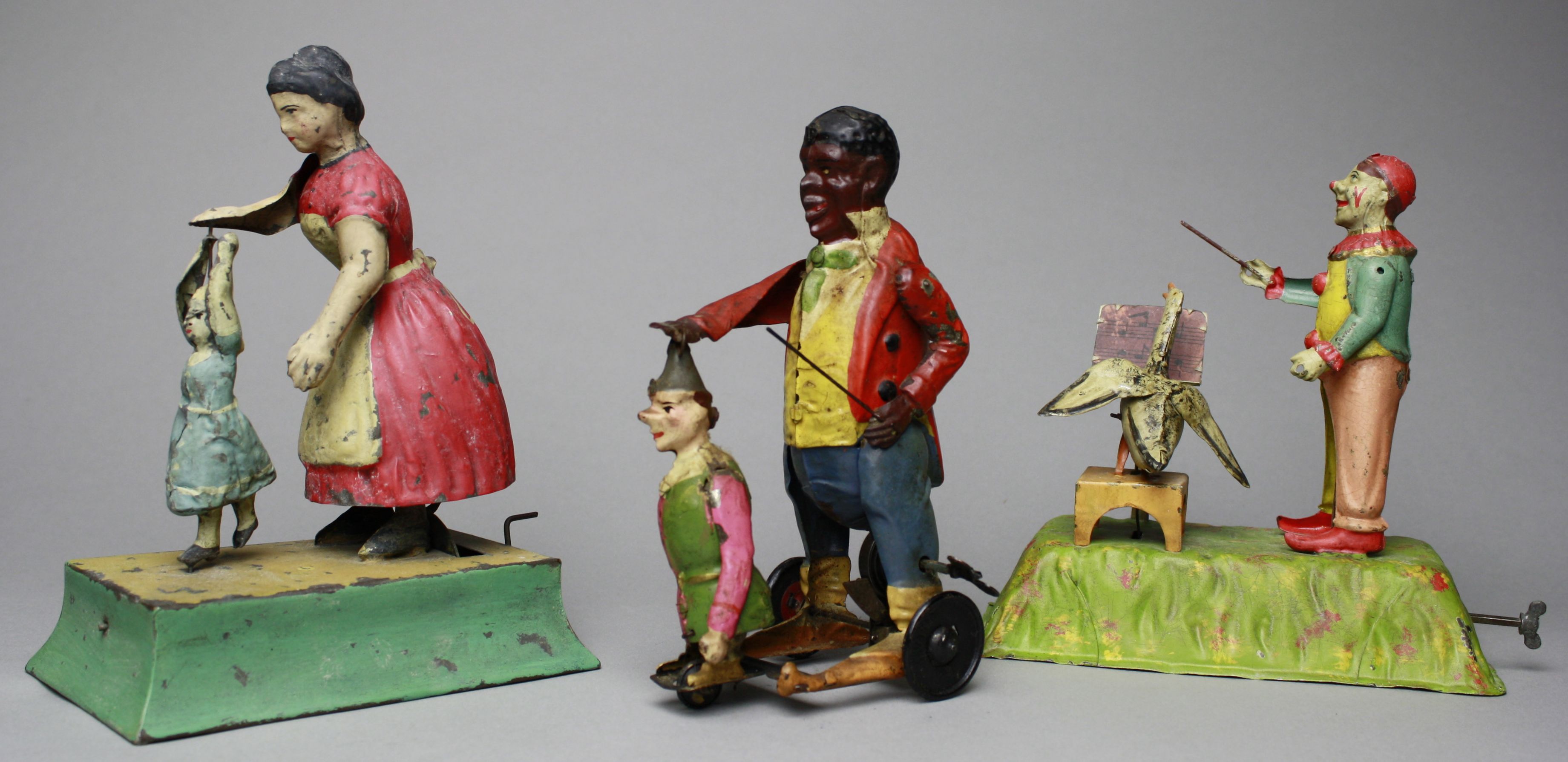 Early hand-painted German toys. RSL Auction image