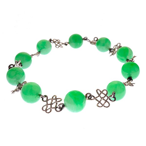 Jade, Palladium necklace. Price realized: $37,760. Michaan’s Auctions image