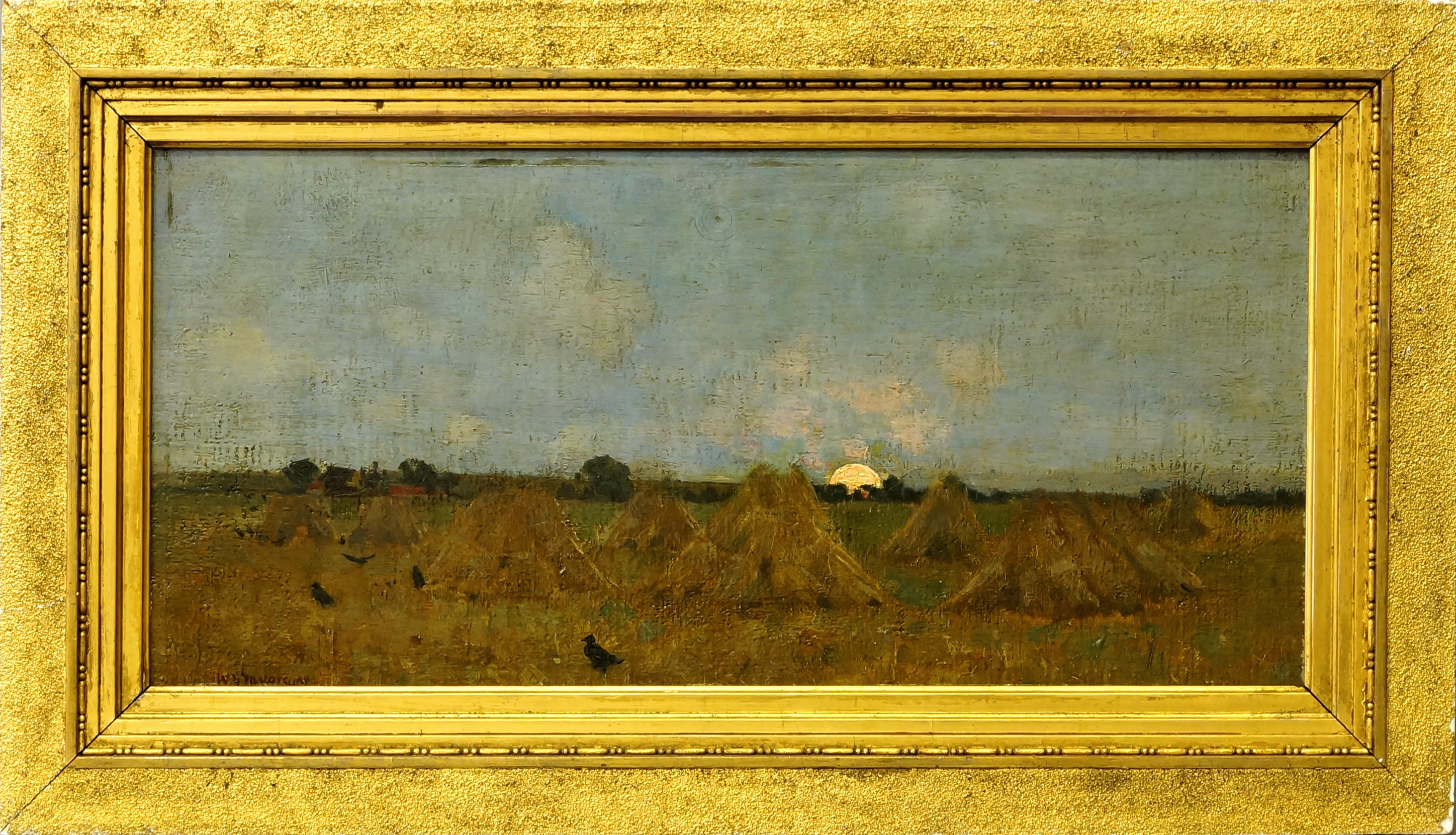 William York MacGregor’s ‘Moonrise,’ oil on canvas, sold for £9,840, a record for the Scottish artist. Roseberys image