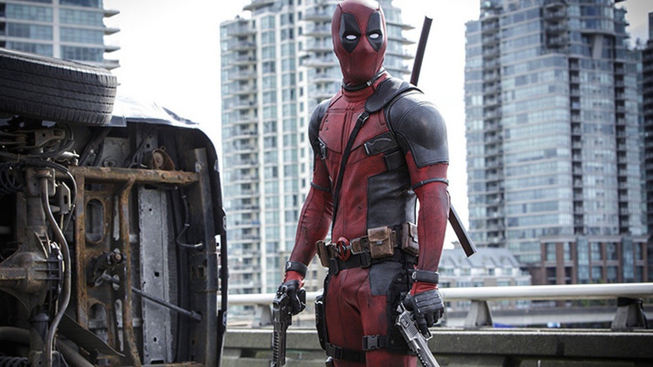 Ryan Reynolds as Deadpool in a publicity image released by Twentieth Century Fox. 