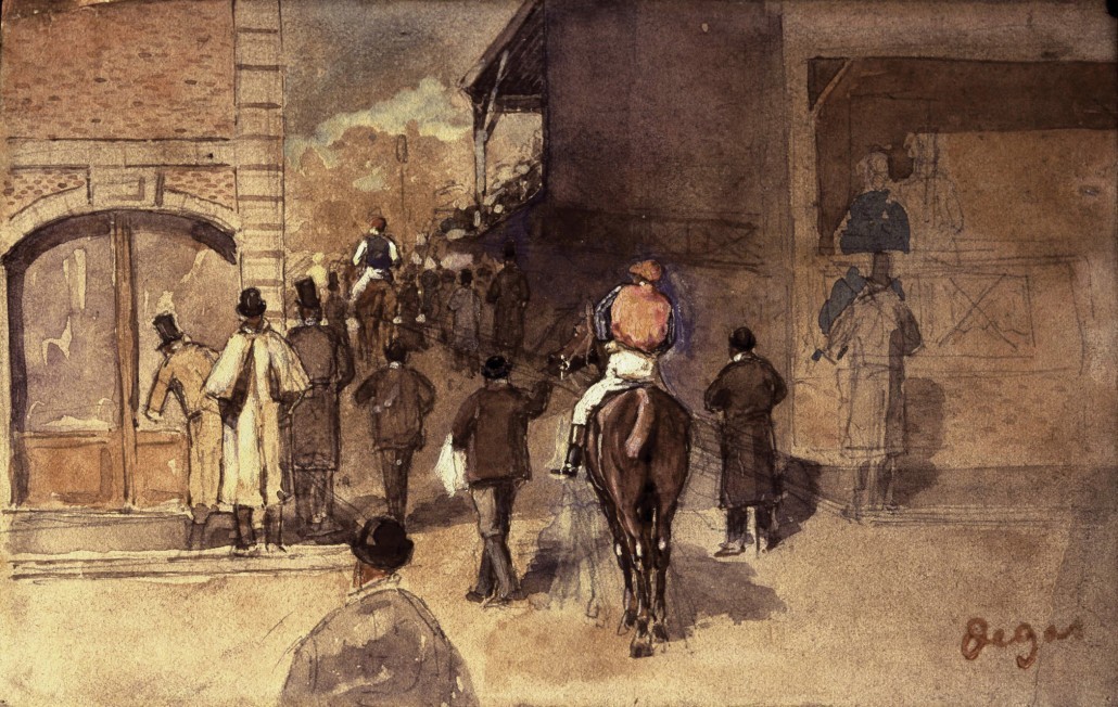 Degas' 'La Sortie de Pasage' was one of the artworks stolen from Boston's Isabella Stewart Gardner Museum in 1990. FBI image