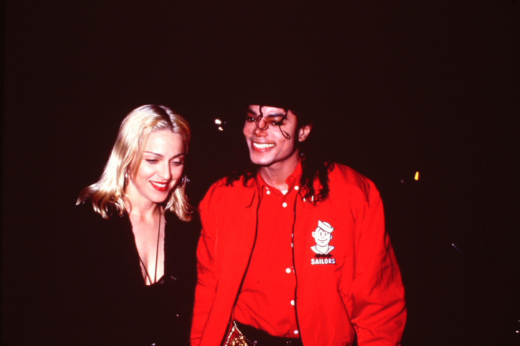 Lot 60 - More than 270 color slides of Madonna, pictured here with Michael Jackson. Activity Auctions image