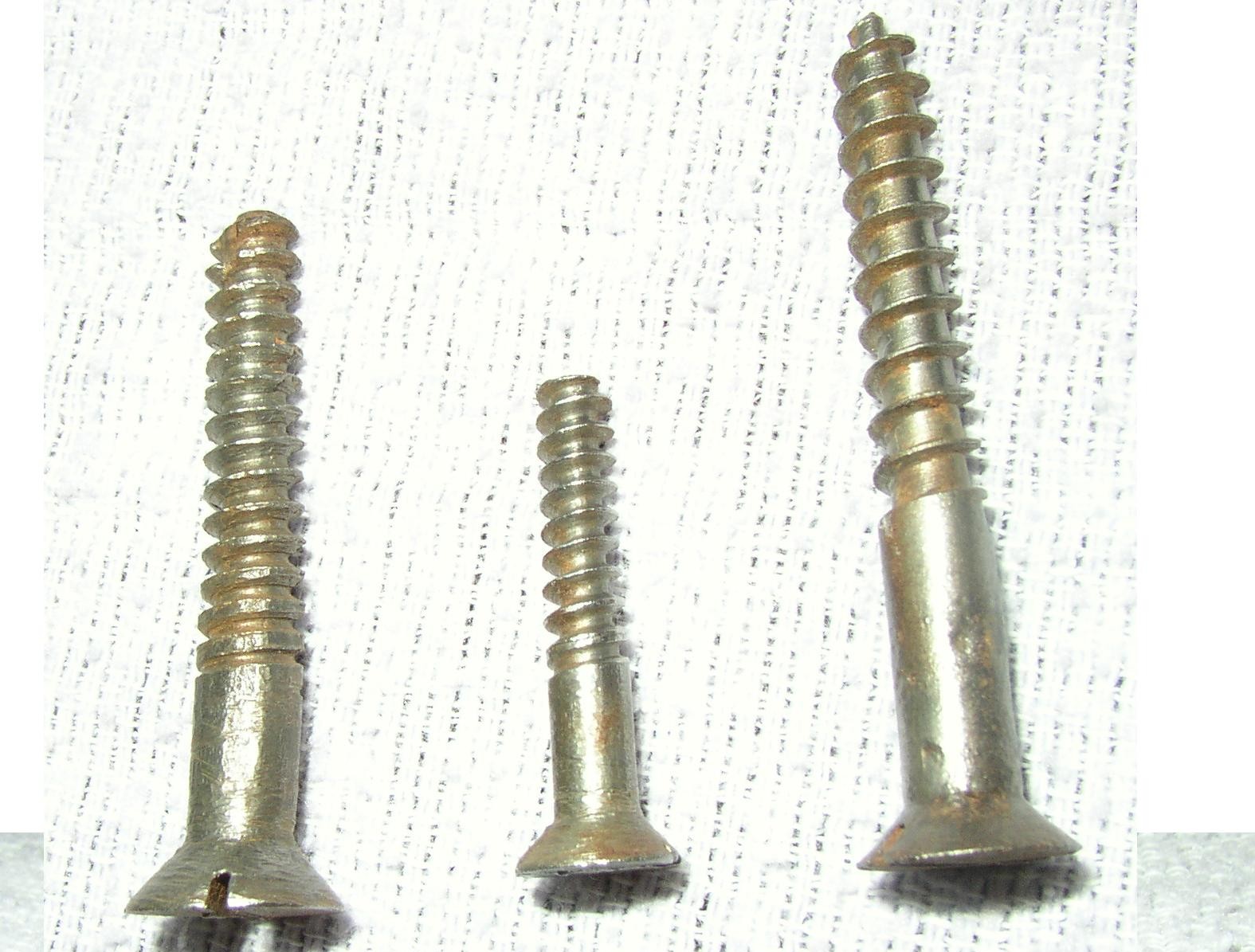 dating antique furniture screws