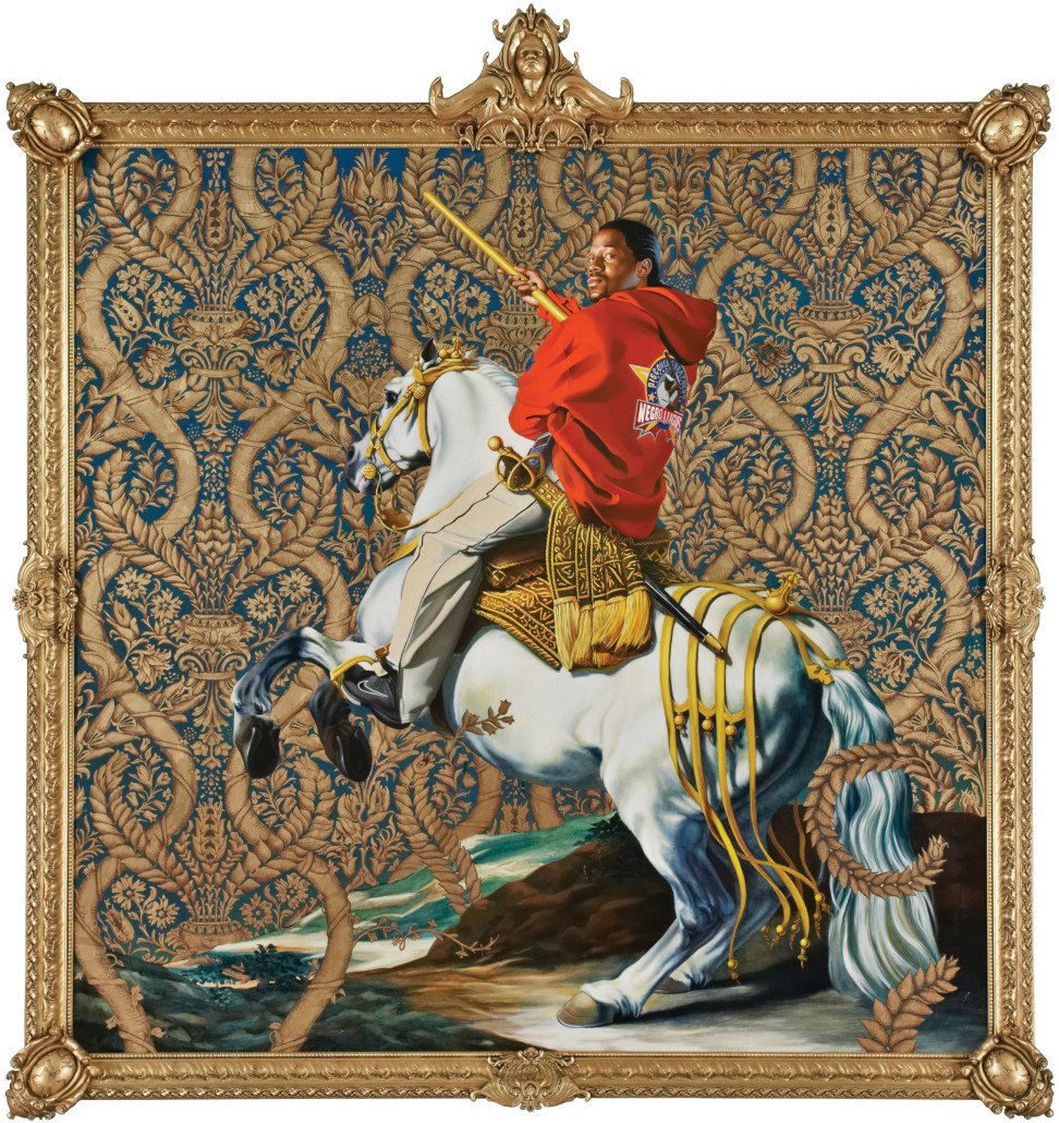 Kehinde Wiley, 'Equestrian Portrait of the Count Duke Olivares,' 2005, oil on canvas. Courtesy of Rubell Family Collection, Miami