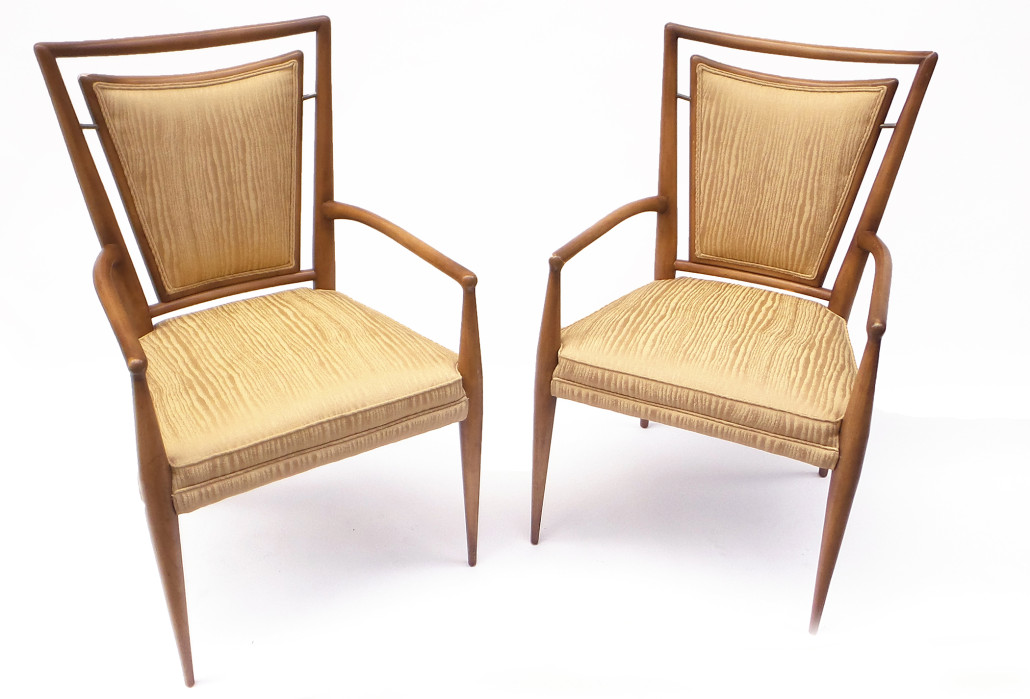 Pair of Danish Modern chairs. Roland Auctions image