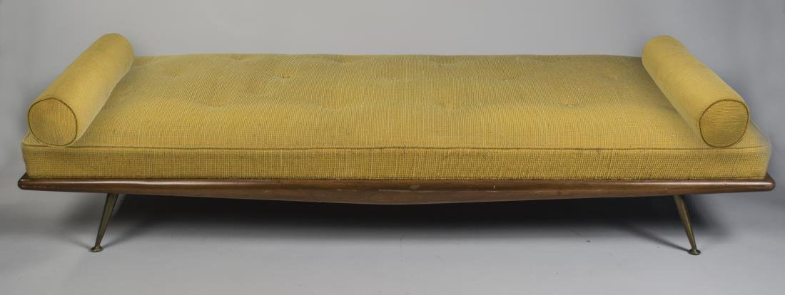 Mid-Century modern daybed, M. Prisiantelli label on the bottom. Sold for $7,800.