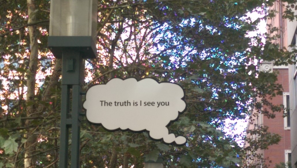 Hank Willis Thomas, ‘The Truth Is I See You,’ New York City. Photo by Ilana Novick