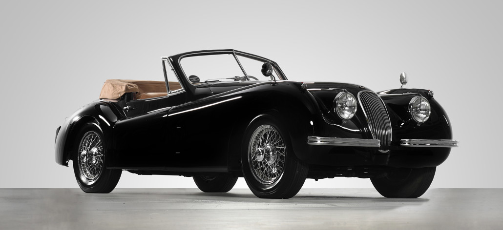1954 Jaguar XK 120 Drophead Coupe, estimate $90,000-$110,000