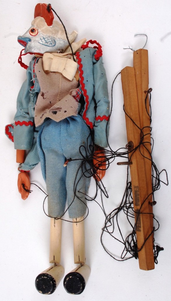 Fish Footman, the Pelham Puppet sold for a record £580. Photo East Bristol Auctions