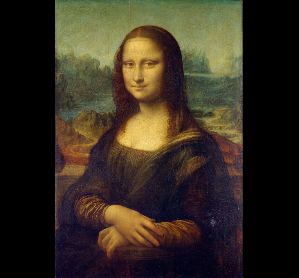 Leonardo da Vinci (Italian, 1452-1519), 'La Giaconda (Mona Lisa),' created between 1503 and 1506, Collection of Musee du Louvre, Paris