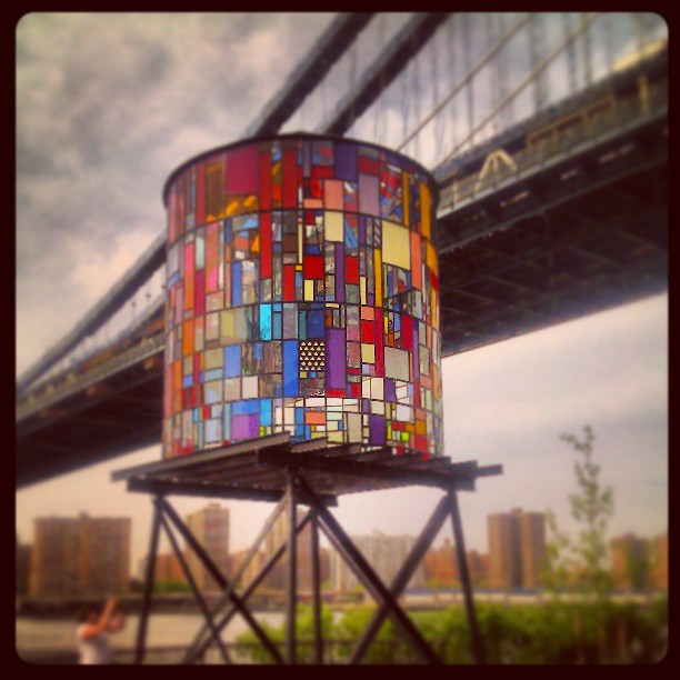 Tom Fruin, 'Watertower,' New York City, photo by Ilana Novick