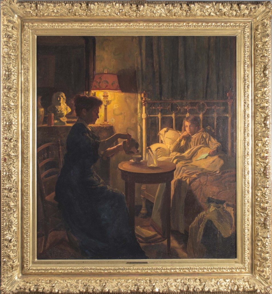 Marcel Rieder (French, 1851–1925) untitled oil on canvas, circa 1880. Estimate: $$6-8,000. Capo Auction image 