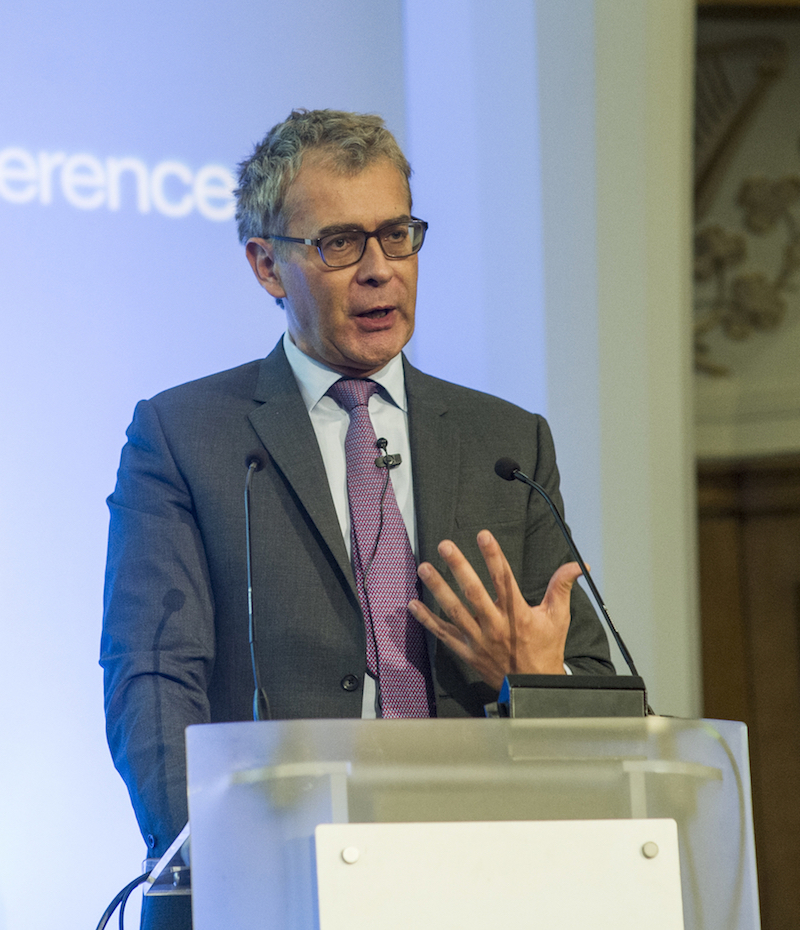 Art lawyer Pierre Valentin of Constantine Cannon LLP speaking at the Art Business Conference 2015. Image copyright Bogdan Moran and courtesy of Art Market Minds. 