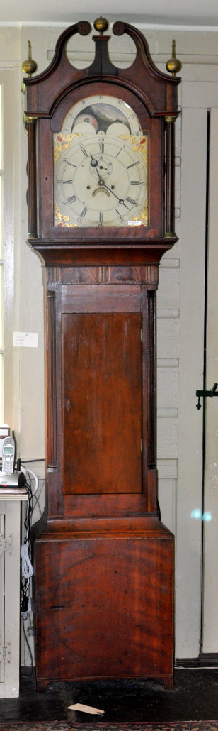 New York mahogany clock