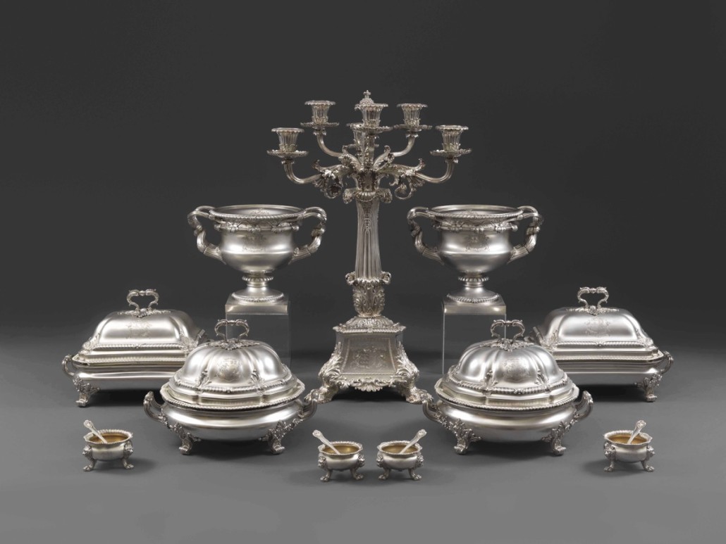 Part of the extensive Gladstone dinner service by Paul Storr: yours for £1.5 million. Photo Koopman Rare Art