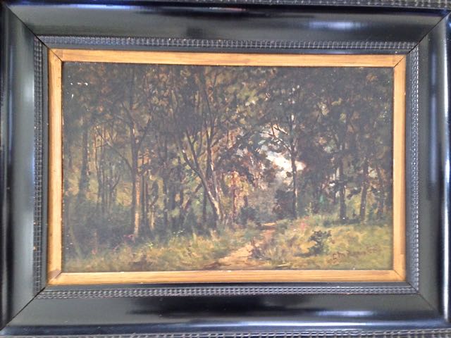 Edward Mitchell Bannister, oil on canvas board. Kensington Estate Auctions image