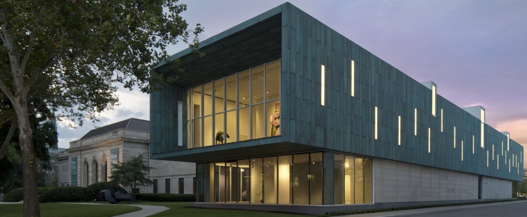 The new wing of the museum in Columbus, Ohio. Art. Image courtesy of the Columbus Museum of Art