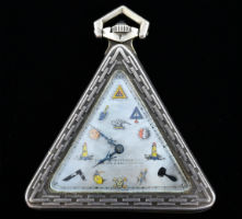 Masonic plaque Freemason Tools Cold-Cast Bronze Artifact made in USA 