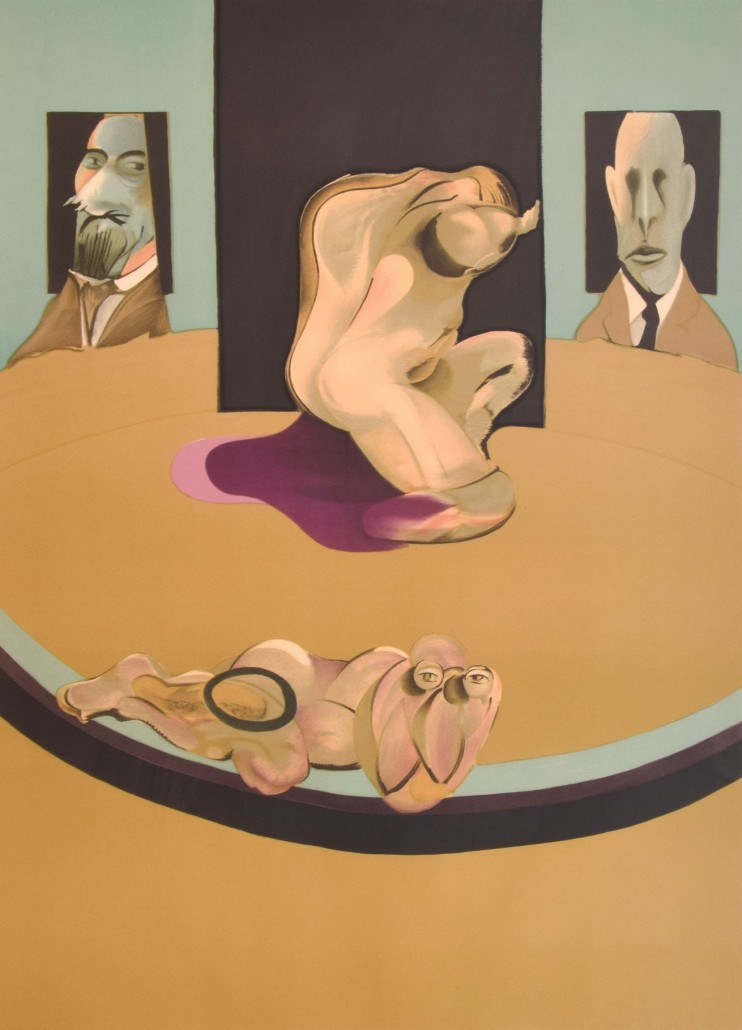 Francis Bacon lithograph titled ‘The Human Body (Study for Metropolitan Museum),’ signed limited edition, 51/200, $12,500