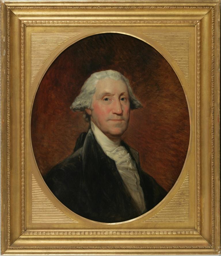 Gilbert Stuart (American, 1755-1828), Nicklin portrait of George Washington (Vaughn Type), oil on canvas, 28 ½ x 24 ½ inches. Estimate: $150,000-250,000. Keno Auctions image