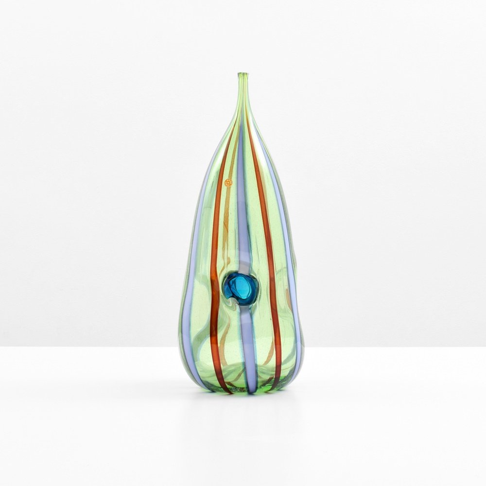 Anzolo Fuga AVEM glass murine vase/vessel, Italian, est. $5,000-$7,000