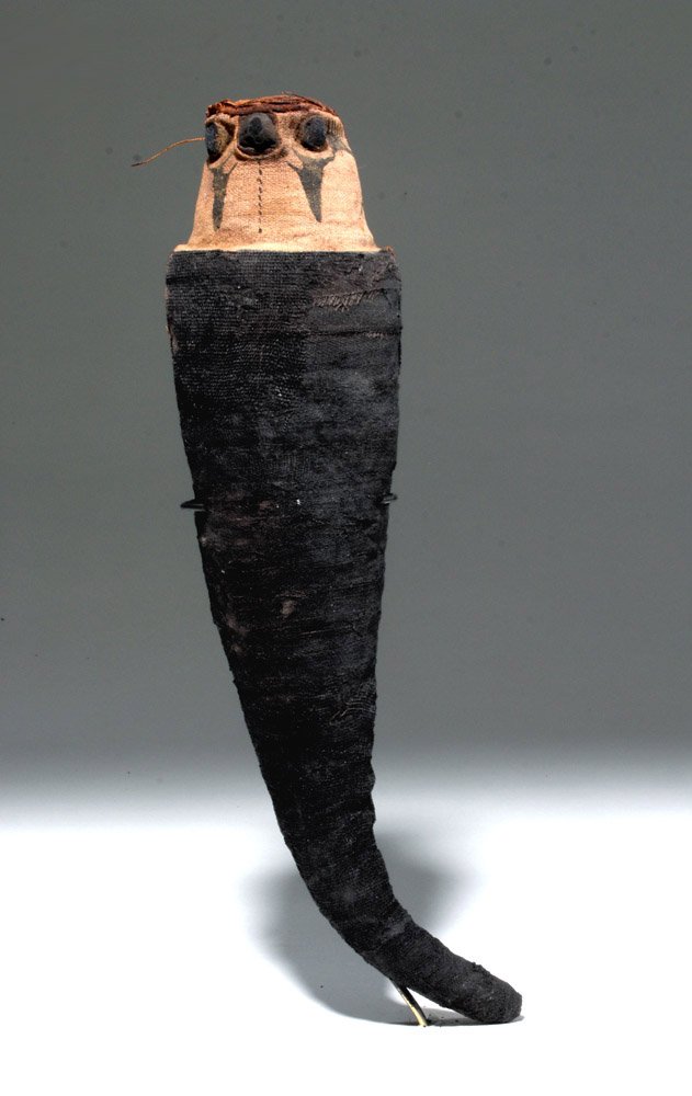 Ancient Egyptian mummified falcon, Late Period (Dynasties 26-30, circa 662-315BCE), est. $5,000-$7,000
