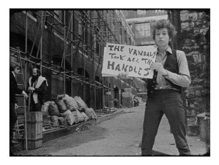 Still image from the documentary 'Don't Look Back.' ©D.A. Pennebaker