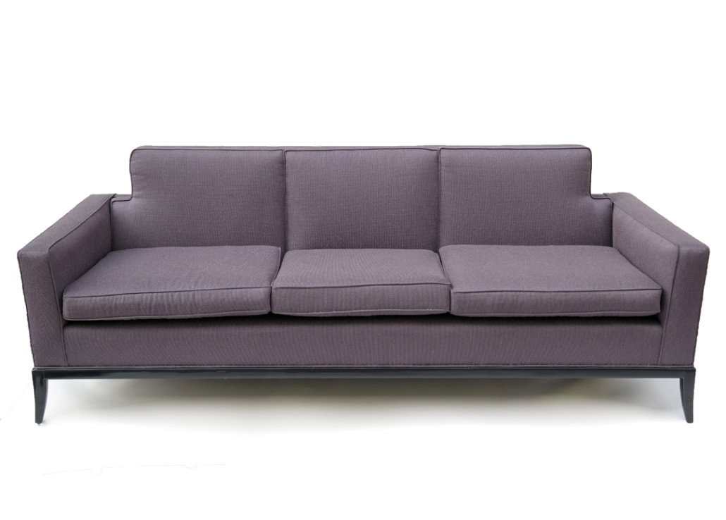 Lot 308 - Tommi Parzinger sofa. Estimate: $3,000-$4,000. Roland Auctions NY image