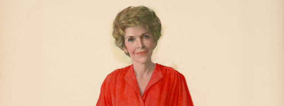Nancy Reagan painting on view at National Portrait Gallery