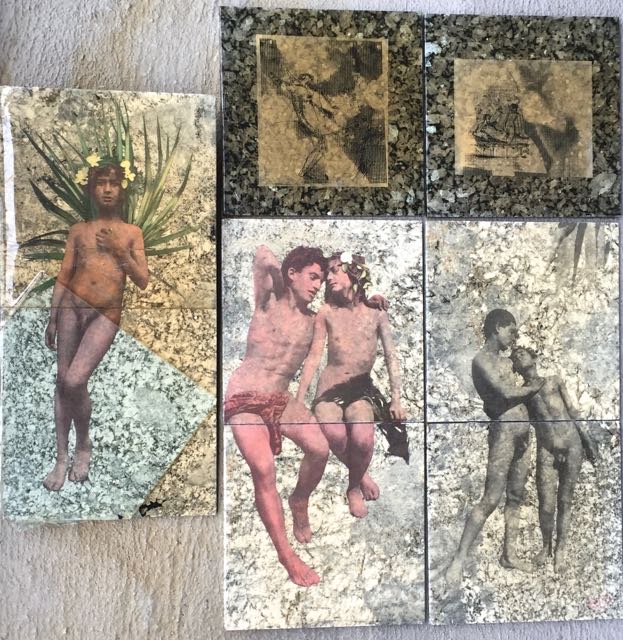 John Baldessari, ‘Homoerotic Photo-Collage.’ Estimate: $1,000-$2,000. Kensington Estate Auctions image