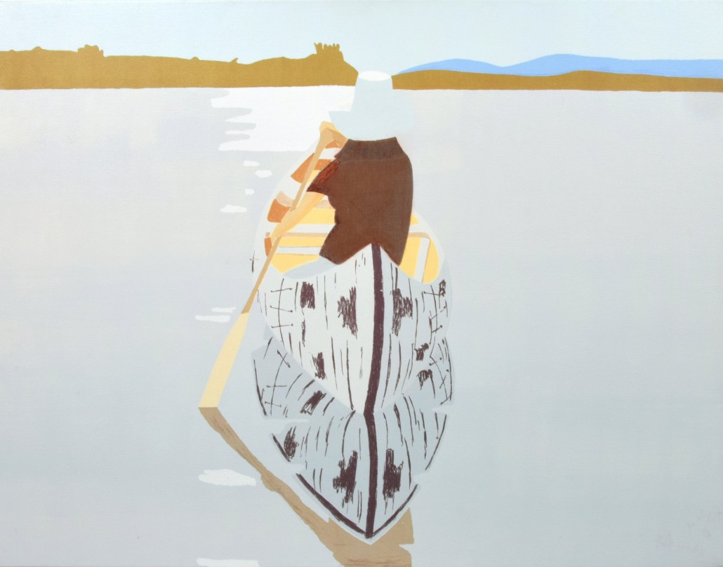 Alex Katz painting on canvas, ‘Good Morning Study III,’ 36 x 48in, 2007, est. $35,000-$50,000