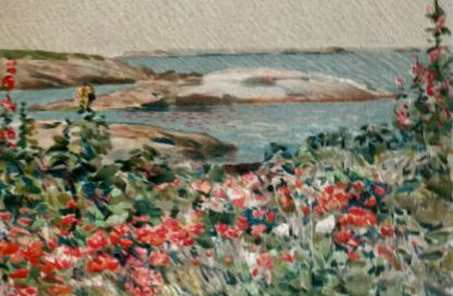 Garden book with Childe Hassam plates in Last Chance auction April 14