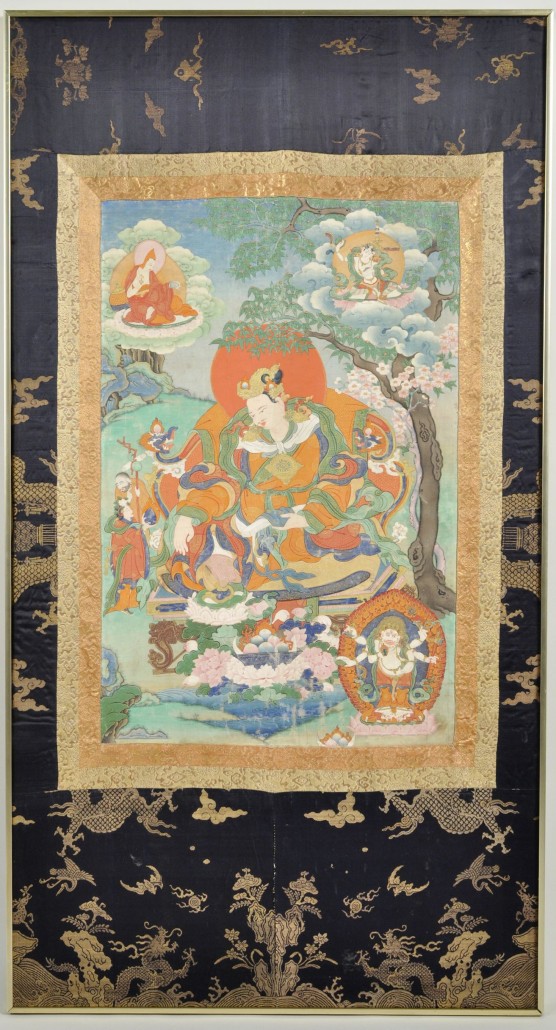 Framed Tibetan Thangka