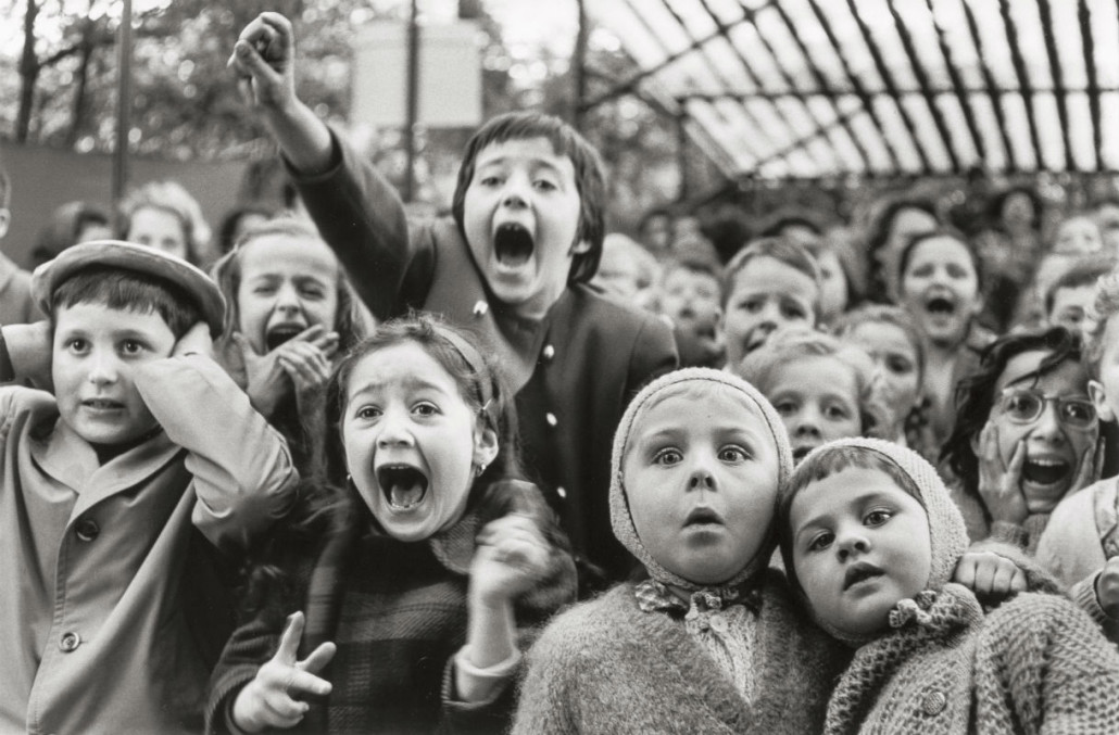 Alfred Eisenstaedt (American, 1898-1995), ‘Children at a Puppet Theatre, Paris,’ 1963, gelatin silver, 1990, 13 7/8 x 20 7/8 inches, signed and editioned '32/250.' Price realized: $25,000. Heritage Auctions image