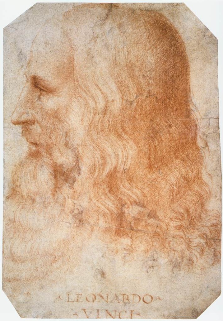 Portrait of Leonardo da Vinci by Francesco Melzi. Image courtesy of Wikimedia Commons