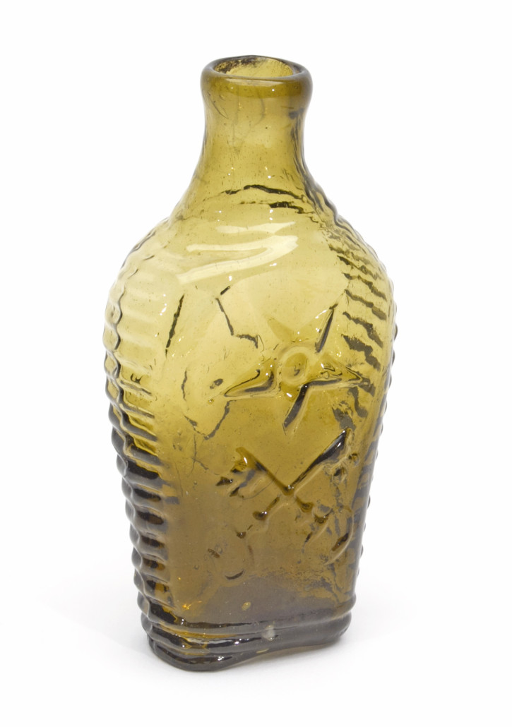 Masonic historical flask