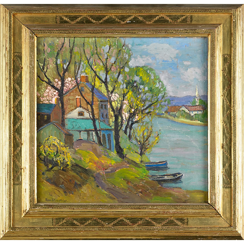 Fern Isabel Coppedge, 'Spring on the Delaware.' Estimate: $20,000-$30,000. Rago Arts image