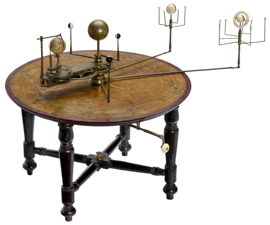 Lot 200 –English table orrery, early 19th century. Auction Team Breker image
