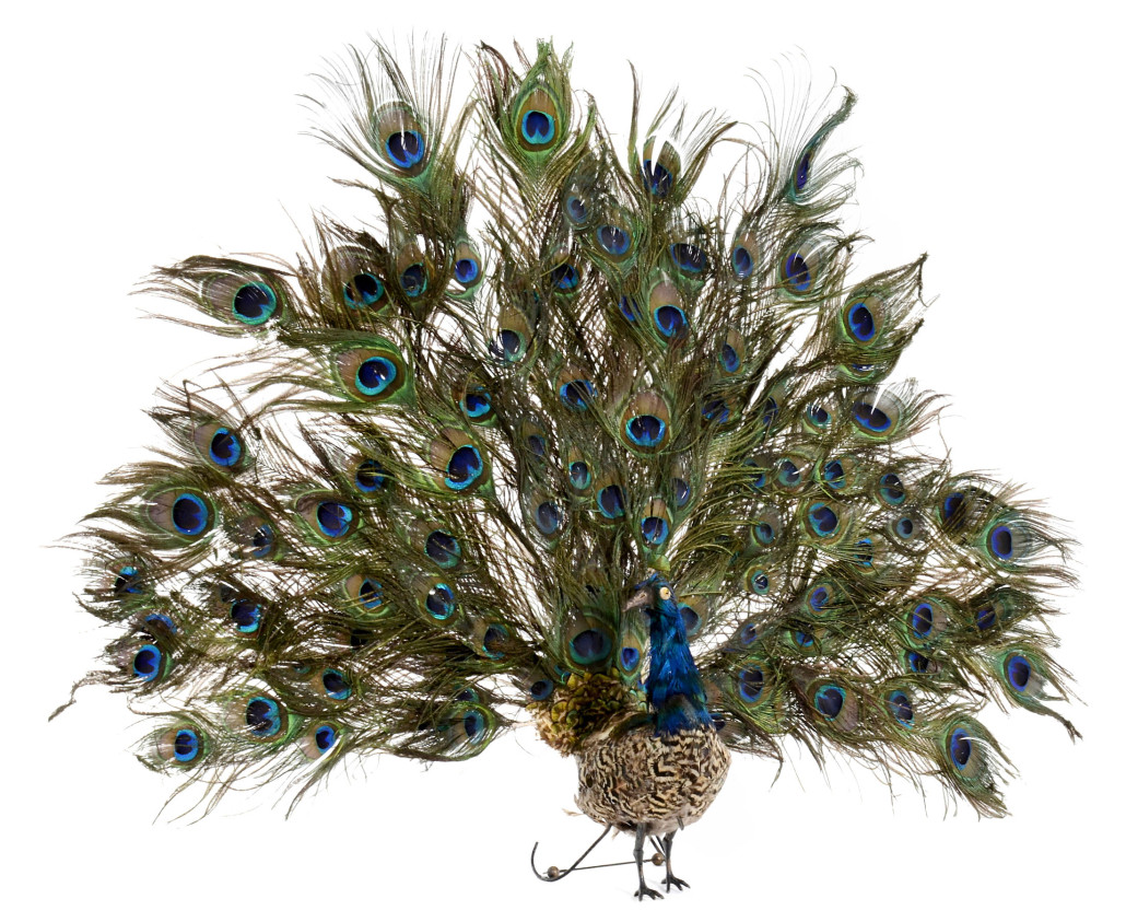 Roullet et Decamps' mechanical toy peacock. Price realized: $12,300. Auction Team Breker image