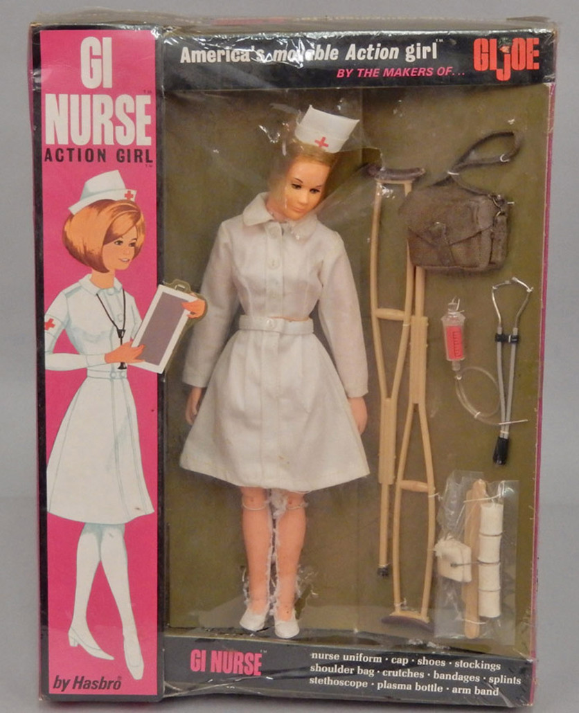 Hasbro GI Nurse Action Girl sealed in original box