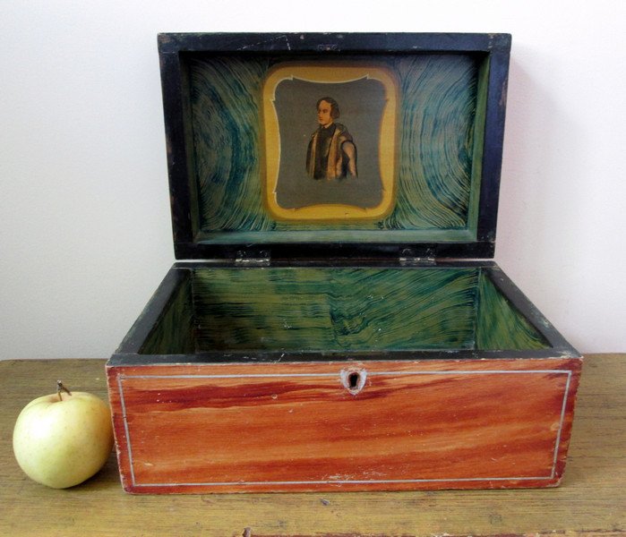 Decorated Keepsake Box, 11 5/8in x 6in x 7 ¾in. Estimate: $1,250-$2,500. Last Chance by LiveAuctioneers image
