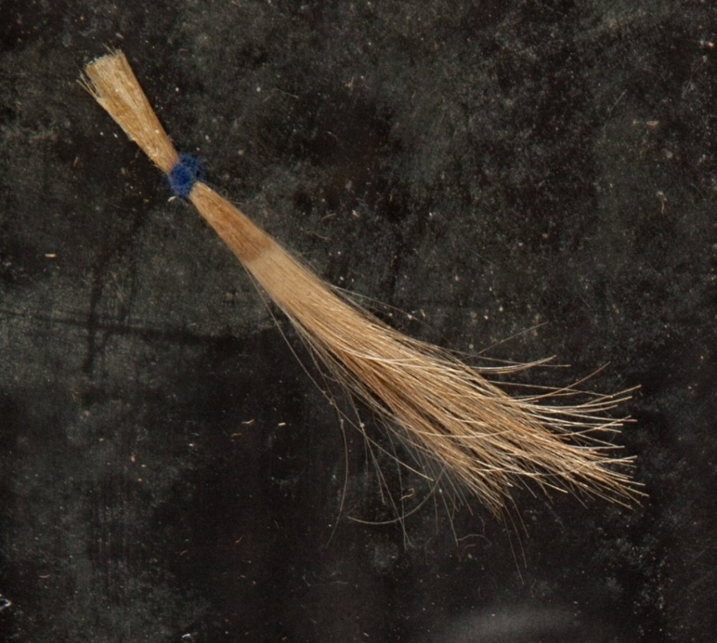 Heritage Auctions will sell this lock of David Bowie's hair June 25. Heritage Auctions image
