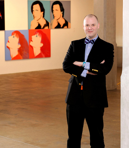 Eric Shiner at he Andy Warhol Museum. (PRNewsFoto/XOJET)