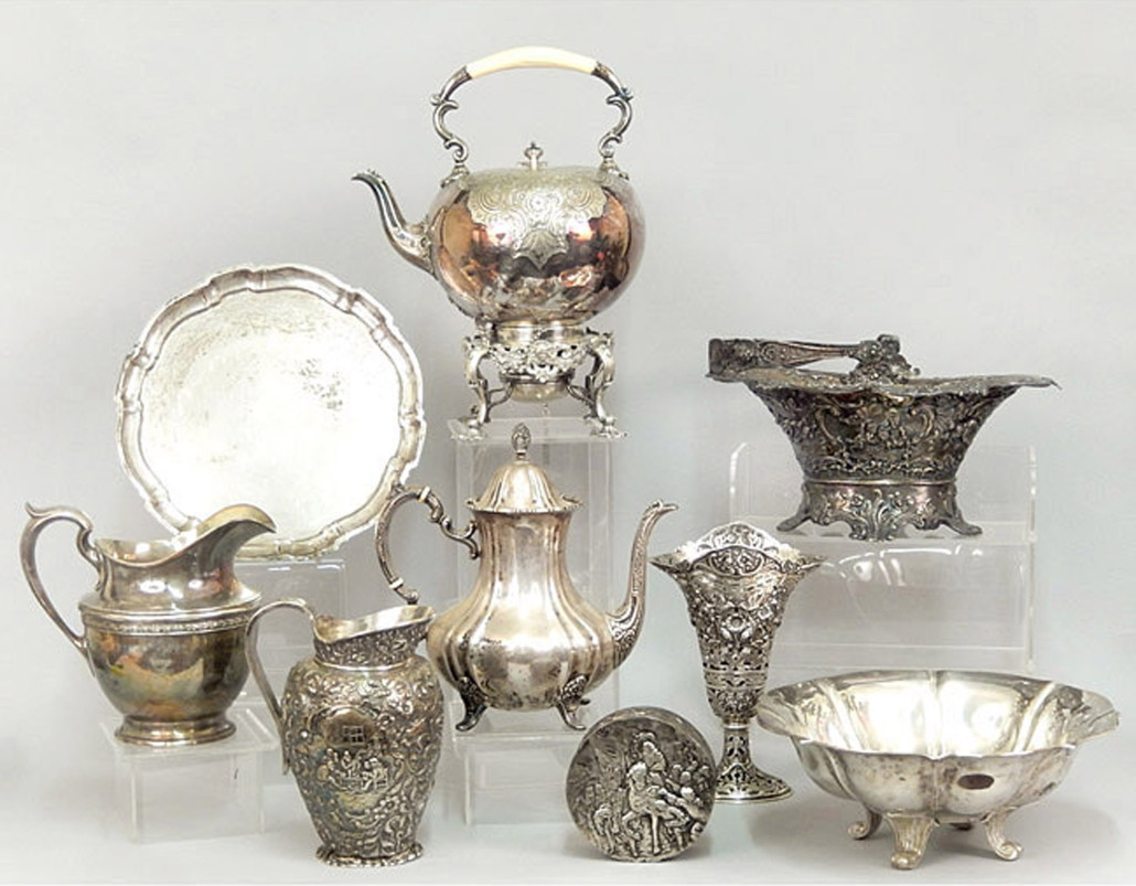 Examples of fine silver from Part I of a private collection